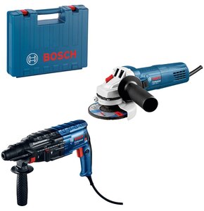 Zestaw elektronarzędzi BOSCH Professional 0615990M8H GBH 240 + GWS 750-125 S