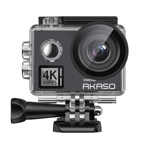 Kamera sportowa AKASO V50 ELITE, filmy 4K 60fps, WiFi, bateria 1050mAh