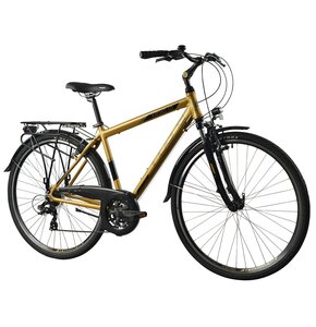 Rower trekkingowy INDIANA X-Road 1.0 M23 28 cali męski Jasnobrązowy
