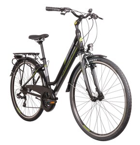 Rower trekkingowy INDIANA X-Road 1.0 D19 28 cali damski Czarny 2024