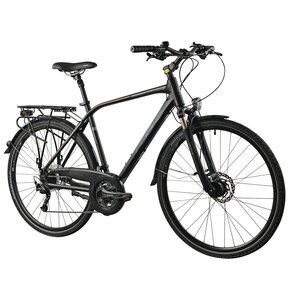 Rower trekkingowy INDIANA X-Road 5.0 M23 28 cali męski Czarno-szaro-brązowy 2024