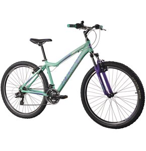 Rower górski MTB INDIANA X-Pulser 1.7 D19 27.5 cala Miętowo-fioletowy