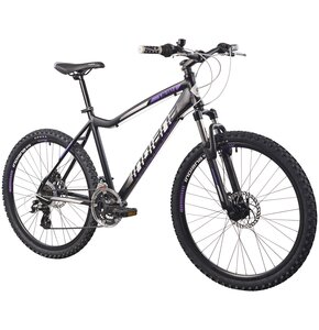 Rower górski MTB INDIANA X-Pulser 2.6 D15 26 cali Czarno-biało-fioletowy