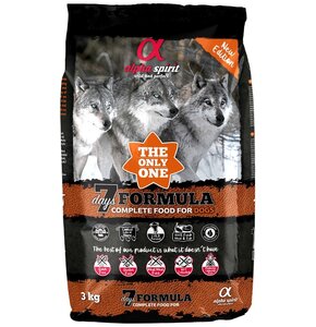 Karma dla psa półwilgotna ALPHA SPIRIT 7 Days Formula Wieprzowina z kurczakiem i rybą 3 kg