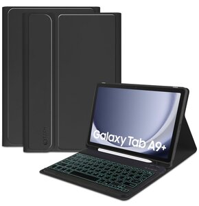 Etui na Galaxy Tab A9+ Plus 11.0 X210/X215/X216 TECH-PROTECT SC Pen + Keyboard Czarny Klawiatura