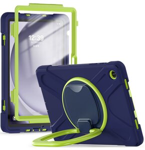 Etui na Galaxy Tab A9+ Plus 11.0 X210/X215/X216 TECH-PROTECT X-Armor Granatowo-zielony