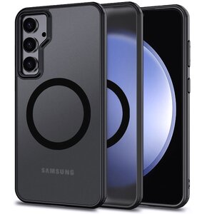 Etui TECH-PROTECT MagMat MagSafe do Samsung Galaxy S23 FE Czarny-matowy