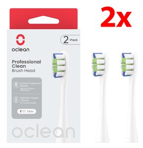 Oryginalna końcówka szczoteczki OCLEAN Professional Clean Biały (2 szt.)