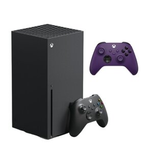 Konsola MICROSOFT XBOX Series X z napędem Blu-ray 4K UHD + Kontroler MICROSOFT bezprzewodowy Xbox Astral Purple