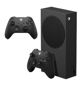 Konsola MICROSOFT XBOX Series S Carbon Black + Kontroler MICROSOFT bezprzewodowy Xbox Carbon Black