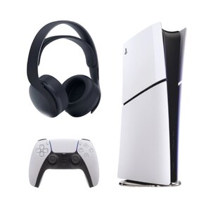 Konsola SONY PlayStation 5 Digital Slim + Słuchawki SONY Pulse 3D Czarny
