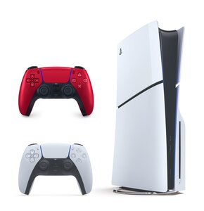 Konsola SONY PlayStation 5 Slim + Kontroler SONY DualSense Wulkaniczna czerwień