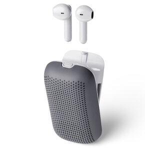 Słuchawki douszne LEXON Speakerbuds LA127G Szaro-biały