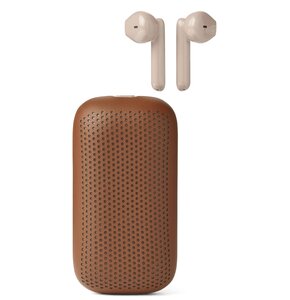 Słuchawki douszne LEXON Speakerbuds LA127C Brązowy