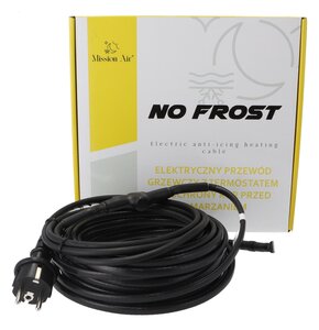 Kabel grzewczy przeciwoblodzeniowy zewnętrzny MISSION AIR No Frost 16 W/m 22 m (800W)