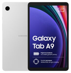 Tablet SAMSUNG Galaxy Tab A9 8.7" 4/64 GB Wi-Fi Srebrny