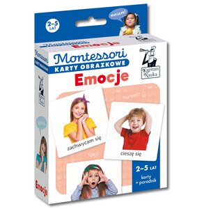 Montessori Karty obrazkowe Emocje