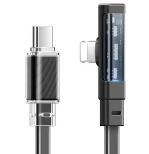 Kaabel USB-C - Lightning MCDODO CA-3440 LED 1.2 m Czarny