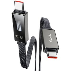 Kabel USB-C - USB-C MCDODO CA-4470 100W 1.2 m Czarny