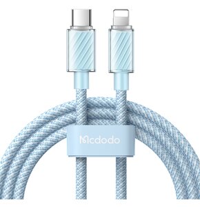 Kabel USB-C - Lightning MCDODO CA-3664 36W 2 m Niebieski