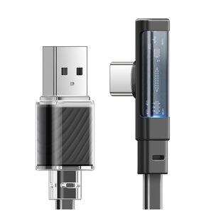 Kabel USB-C - USB-C MCDODO CA-3423 LED 1.8 m Czarny