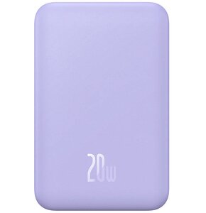 Powerbank BASEUS Magnetic Mini 5000mAh 20W Fioletowy