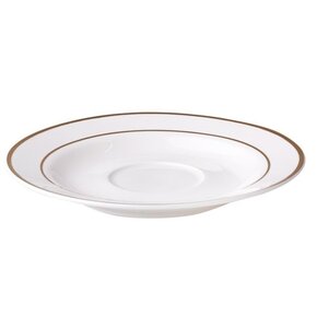 Spodek AMBITION Aura Gold 15.5 cm Biało-złoty