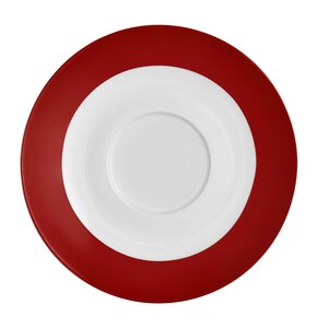 Spodek AMBITION Aura Red 15.5 cm Biało-czerwony