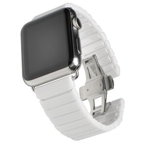 Pasek LUNA do Apple Watch 3/4/5/6/7/8/SE (38/40/41mm) Biały