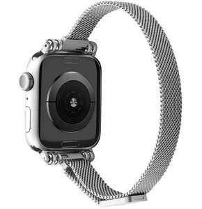Pasek LUNA do Apple Watch (38/40/41mm) A00129 Srebrny