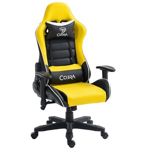 Fotel COBRA Rebel CR201 Żółto-czarny
