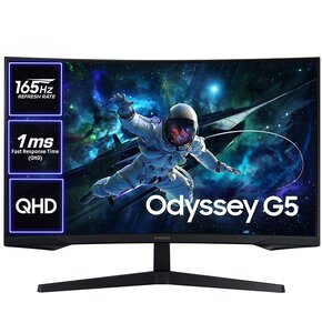 Monitor SAMSUNG Odyssey G5 G55C S32CG552EU 32" 2560x1440px 165Hz 1 ms Curved