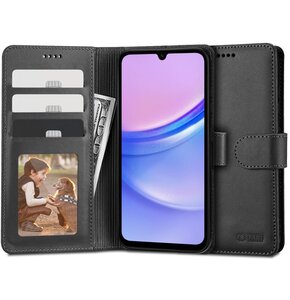Etui TECH-PROTECT Wallet do Samsung Galaxy A15 4G/5G Czarny