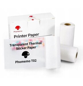 Papier PHOMEMO Q12-TTRMS Samoprzylepny 70g 3 arkusze 3.5 m