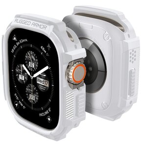 Etui SPIGEN Rugged Armor do Apple Watch Ultra 1/2 (46mm) Biały