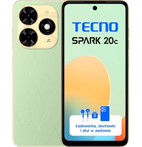 Smartfon TECNO Spark 20C 8/128GB 6.56 90Hz Zielony
