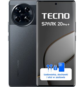 Smartfon TECNO Spark 20 Pro+ 8/256GB 6.78" 120Hz Czarny