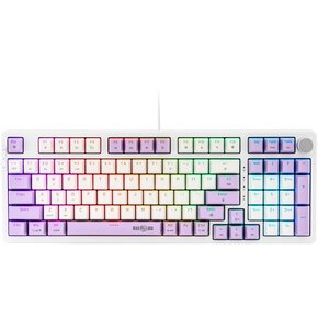 Klawiatura MAD DOG GK960W Gateron Pro Red Biały