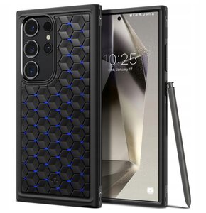 Etui SPIGEN Cryo Armor do Samsung Galaxy S24 Ultra Czarno-niebieski