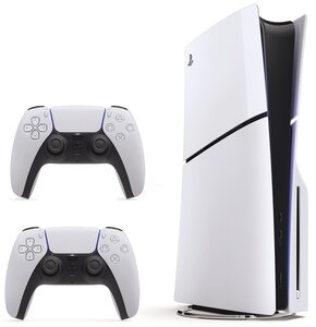 Konsola SONY PlayStation 5 Slim + 2 Kontrolery SONY DualSense Biały