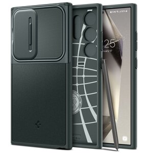 Etui SPIGEN Optik Armor do Samsung Galaxy S24 Ultra Zielony