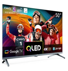 Telewizor CHIQ U50QM8V 50" QLED 4K Google TV Dolby Atmos Dolby Vision HDMI 2.1