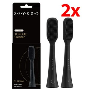 Oryginalna końcówka SEYSSO Gold Tongue Cleaner do języka (2 szt.) (Czyszczenie języka)