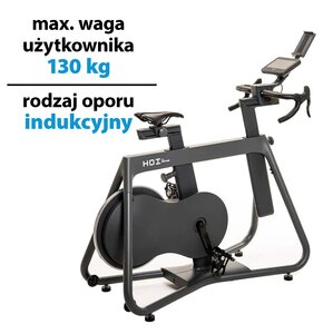 Rower spinningowy KETTLER Hoi Frame+ Szary