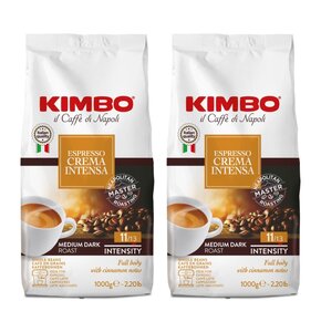Kawa ziarnista KIMBO Espresso Crema Intensa 2 x 1 kg