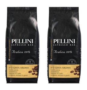 Kawa ziarnista PELLINI Espresso Bar N.3 Gran Aroma 2 x 1 kg