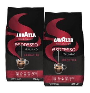 Kawa ziarnista LAVAZZA Espresso Italiano Aromatico Arabica 2 x 1 kg