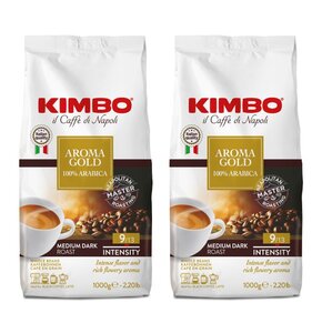 Kawa ziarnista KIMBO Aroma Gold Arabica 2 x 1 kg