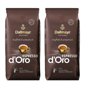 Kawa ziarnista DALLMAYR Crema d'Oro 2 x 1 kg