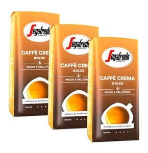 Kawa ziarnista SEGAFREDO Caffe Crema Dolce 3 x 1 kg